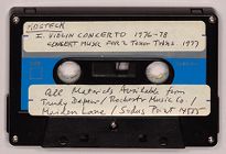 Audio recording of Gregory Kosteck's compositions